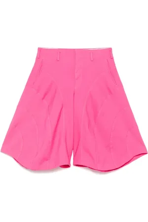 Comme des Garçons Shorts, Dame, Lyserød, M, Polyester, Twill-Weave Shorts