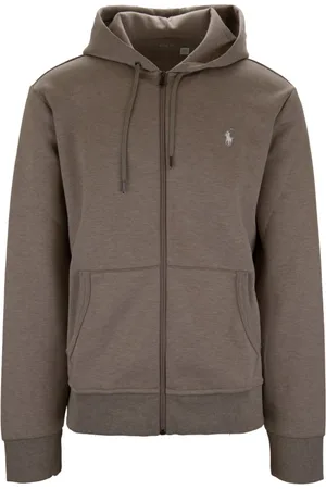 Ralph Lauren Sweathshirts & Hoodies, Herre, Brun, XS, Bomuld, Herre Zip Sweatshirt