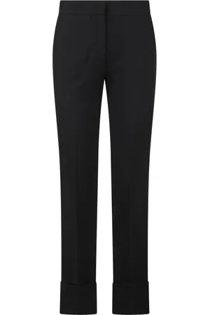 Beatrice B Bukser, Dame, Sort, XS, Uld, Uldblandet Twill Bukser