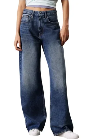 Calvin Klein Jeans, Dame, Blå, W27, Denim, Bootcut Denim Jeans