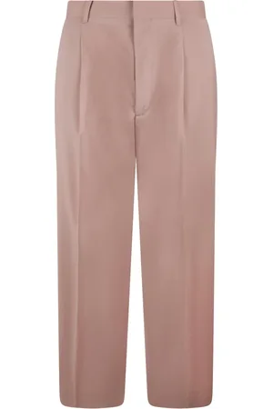 COSTUMEIN Bukser, Herre, Lyserød, XL, Uld, Uldbukser med for dart detalje