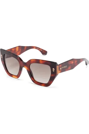 Etro Tilbehør, Dame, Brun, 50 MM, Tyl, 0010S 05Lha Solbriller