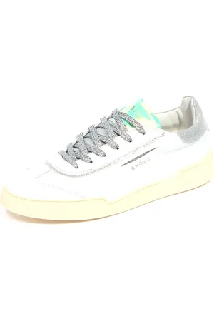 Ghoud Sko, Dame, Hvid, 40 EU, Læder, Hvid Læder Lav Top Sneaker