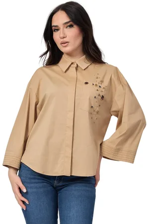 JIJIL Bluser & Skjorter, Dame, , XS, Skjorte med Juvel Detalje