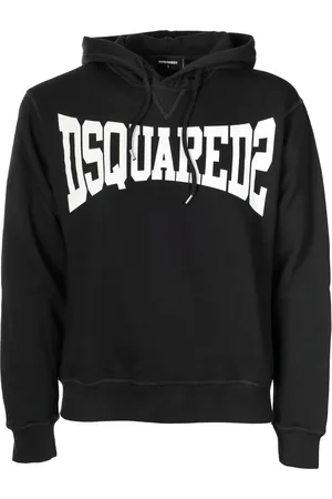 Dsquared2 Sweathshirts & Hoodies, Herre, Sort, S, Bomuld, Italienske Sweatshirts