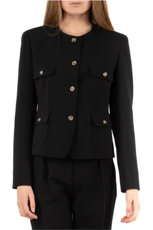 Max Mara Jakke, Dame, Sort, XS, Elegant Studio Jakke