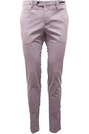 PT01 Bukser, Herre, Lilla, M, Bomuld, Super Slim Fit Stretch Bukser