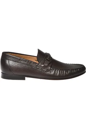 BALDININI Sko, Herre, Brun, 45 EU, Dark tumbled loafer