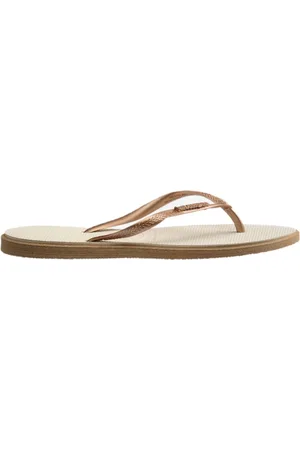 Havaianas Sko, Dame, Hvid, 41 EU, Slim Point Flip Flops