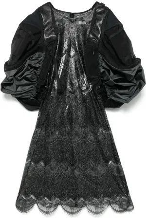 JUNYA WATANABE Kjole, Dame, Sort, S, Polyester, Cargo Mini Kjole med Utility Stil