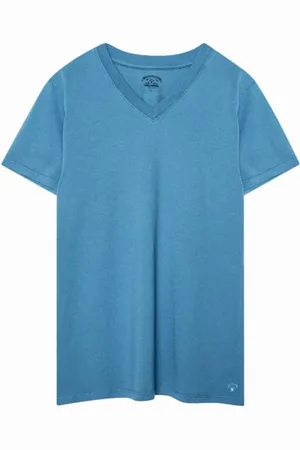 Zadig & Voltaire Top, Herre, Blå, S, Bomuld, Tosca T-shirt - Navy
