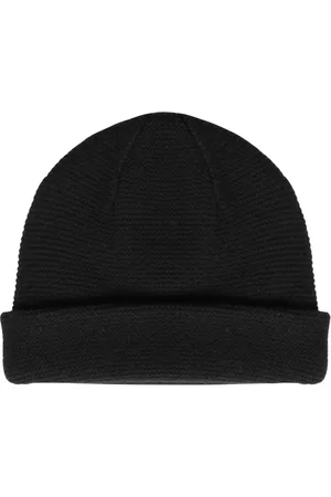 Acne Studios Tilbehør, Herre, Sort, ONE SIZE, Uld, Blød Lammeuld Beanie Hat
