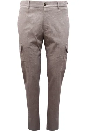 PT01 Bukser, Herre, Grå, 2XL, Cargo Bukser Super Slim Fit Torino