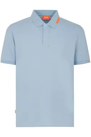 sunseeker Top, Herre, Blå, XL, Bomuld, Blå Bomuldspolo med Logo