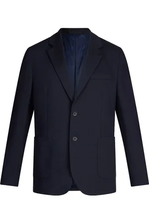 Liu Jo Jakke, Herre, Blå, 2XL, Blå Klassisk Blazer med Aftagelig Nål