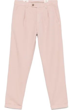 MYTHS Bukser, Herre, Lyserød, XL, Bomuld, Rosa Bukser Bomuld-Linned Blanding