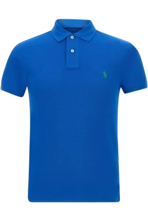 Ralph Lauren Top, Herre, Blå, M, Bomuld, Afslappet Bomuld T-shirt