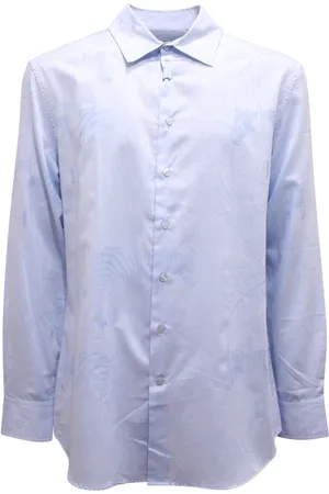 Etro Skjorte, Herre, Blå, 2XL, Bomuld, Bomuldsskjorte Made in Italy