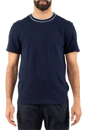 Lacoste Top, Herre, Blå, L, Uld, Stilfuldt Polo Shirt