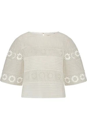 Fabienne Chapot Bluser & Skjorter, Dame, Hvid, XS, Tyl, Sun Top