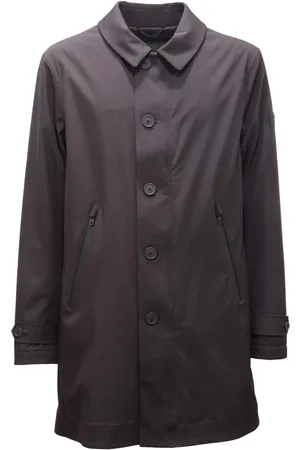 Peuterey Jakke, Herre, Sort, L, Polyester, Regnjakke med polyesterforing