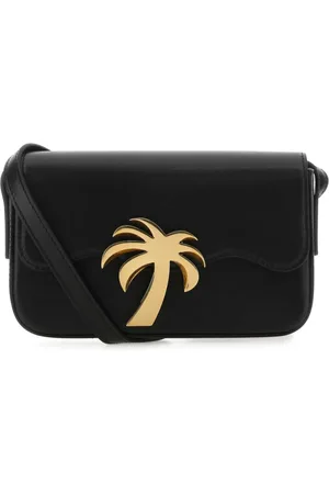Palm Angels Taske, Dame, Sort, ONE SIZE, Uld, Stilfulde Crossbody Tasker med Borsa Detalje