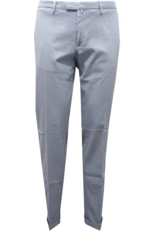 Briglia 1949 Bukser, Herre, Blå, 2XL, Lys Ecotton Bukser Made in Italy