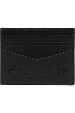 Givenchy Tilbehør, Herre, Sort, ONE SIZE, Nylon, Sort Nylon Kortholder med 4G Motiv