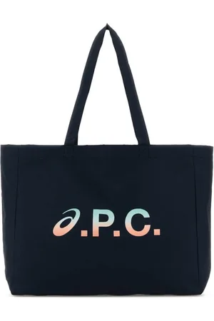 A.P.C. Taske, Herre, Blå, ONE SIZE, Marineblå Stof Indkøbstaske