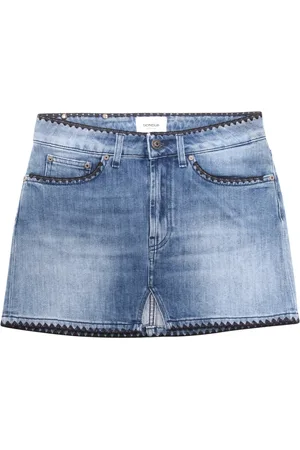Dondup Nederdel, Dame, Blå, W29, Denim, Denim nederdel lavet i Italien