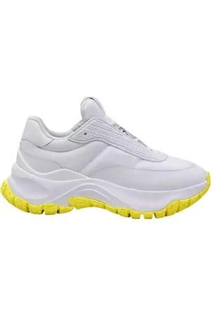 Marc Jacobs Sko, Dame, Hvid, 41 EU, Nylon, Hvide Lazy Runner Sneakers Nylon Platform