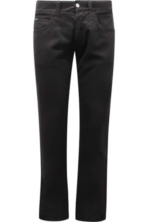 Dolce & Gabbana Bukser, Herre, Sort, S, Italiensk Stil Sorte Bukser