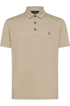 Peuterey Top, Herre, Brun, L, Bomuld, Brun Polo Skjorte Mezzola Stil