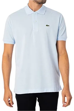 Lacoste Top, Herre, Blå, L, Rund Hals Polo Shirt Replika