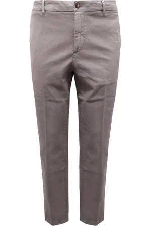 CRUNA Bukser, Herre, Grå, 2XL, Marais Bukser Made in Italy