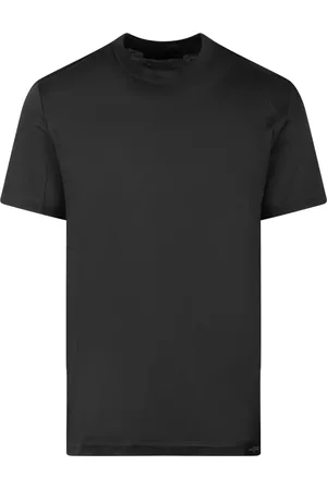 LOW BRAND Top, Herre, Sort, M, Bomuld, Bomuld Basic T-shirt Ss25