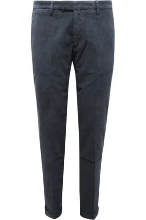 Briglia 1949 Bukser, Herre, Blå, 2XL, Slim Bukser Made in Italy