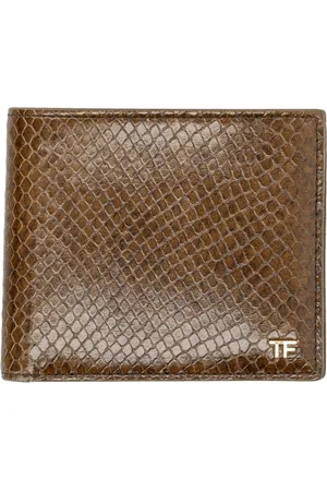 Tom Ford Tilbehør, Herre, Brun, ONE SIZE, Klassisk Bifold Pung Eg Beige