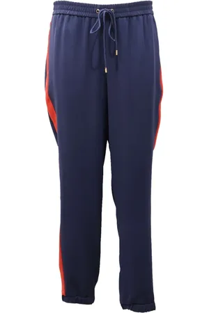 Michael Kors Bukser, Dame, Blå, M, Polyester, Korallbukser Mh83Gps6Bz Stil