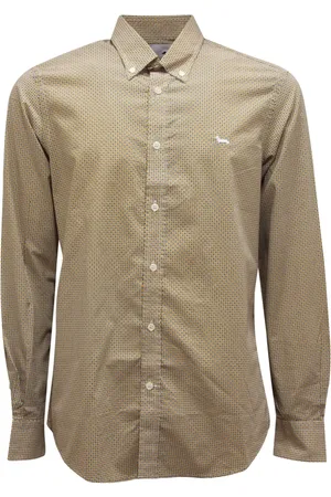 HARMONT&BLAINE Skjorte, Herre, Gul, 4XL, L3158 Skjorte Regular FIT