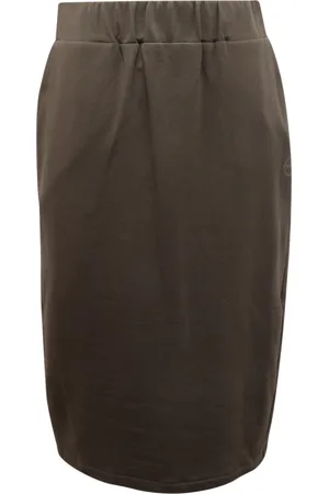 Pinko Nederdel, Dame, Grøn, M, Militærgrøn Nederdel Blød Fleece