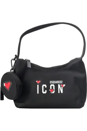Dsquared2 Taske, Dame, Sort, ONE SIZE, Uld, Stilfulde Skuldertasker til Kvinder