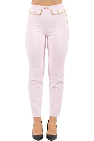 Elisabetta Franchi Bukser, Dame, Lyserød, L, Elegant Bukser