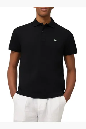 HARMONT&BLAINE Top, Herre, Sort, 2XL, Bomuld, T-shirts og Polos Sort