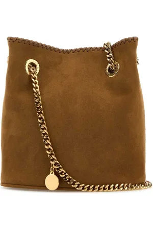Stella McCartney Taske, Dame, Brun, ONE SIZE, Suede, Suede Bucket Taske