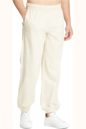 EA7 Bukser, Herre, , M, Bomuld, Elastisk talje joggers i ensfarvet