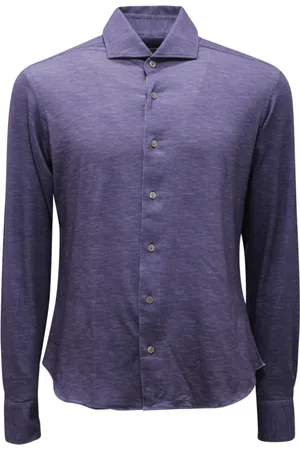 Orian Skjorte, Herre, Blå, M, 4774At camicia Fluid Evolution jersey skjorte