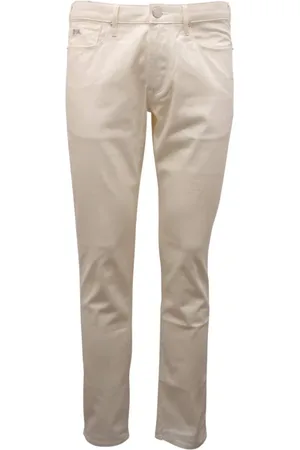 Emporio Armani Bukser, Herre, Hvid, W32, Essentielle hvide varme bukser