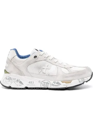 Premiata Sko, Herre, Grå, 45 EU, Uld, Vintage Sneakers med 90