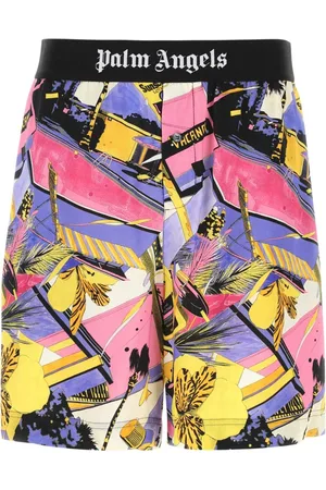 Palm Angels Shorts, Herre, Flerfarvet, S, Uld, Bermuda Shorts til Mænd